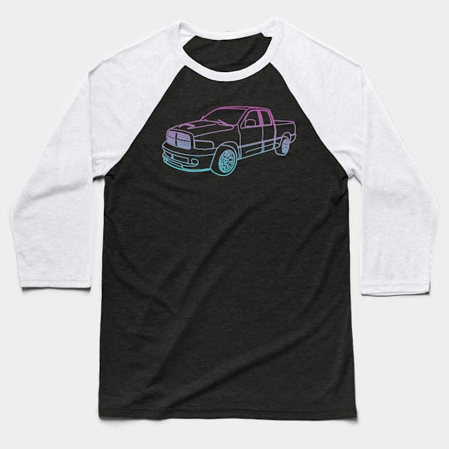 Dodge RAM SRT10 Baseball T-Shirt by mfz